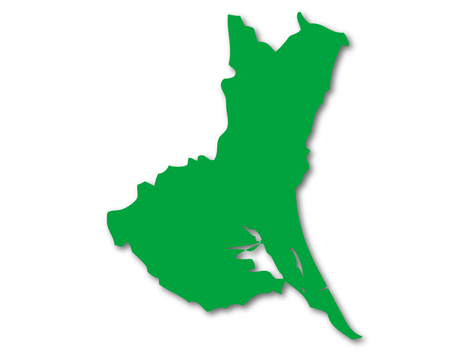 茨城県の地図