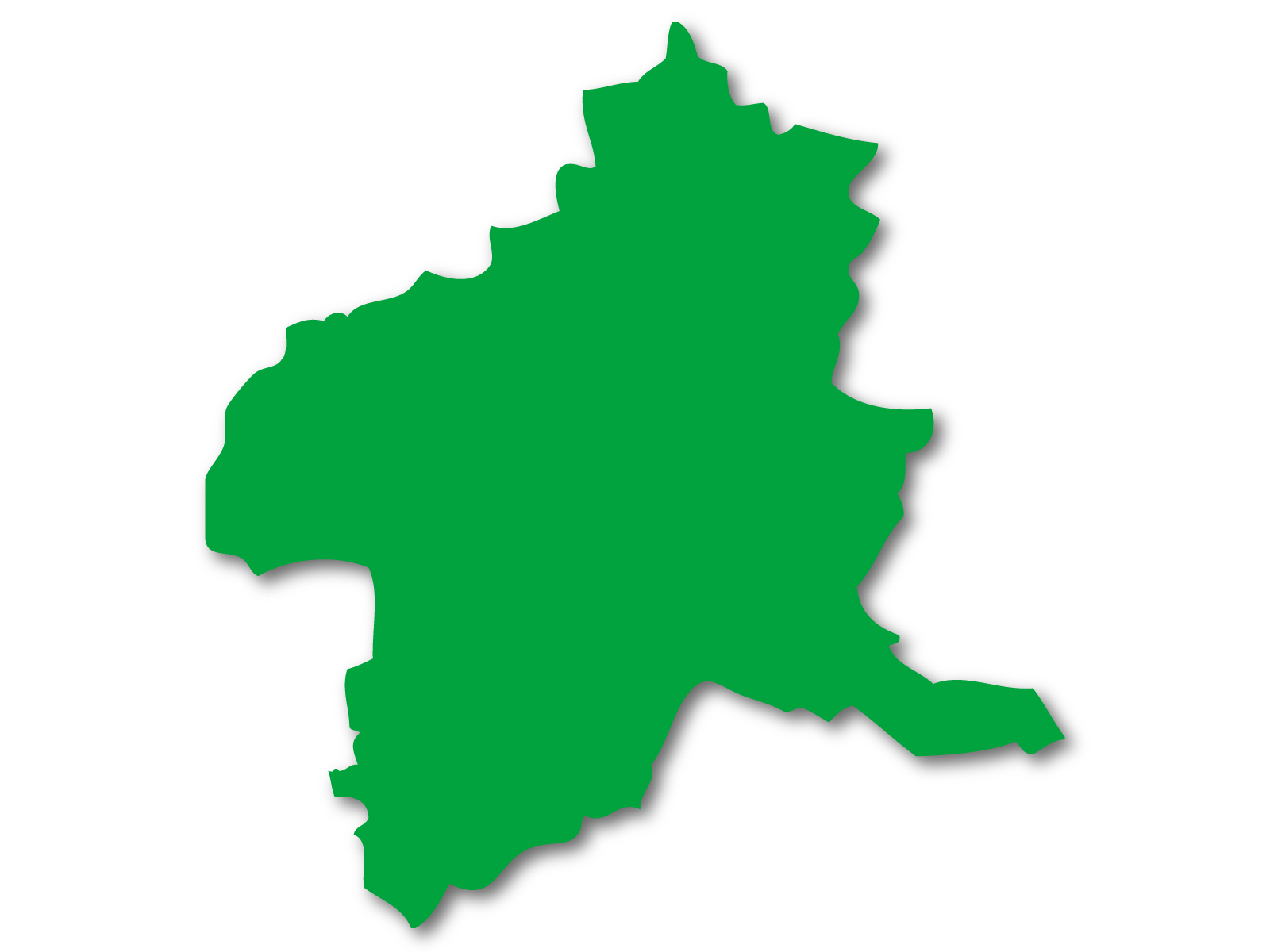 群馬県の地図