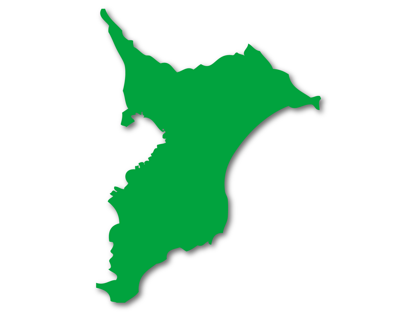 千葉県の地図